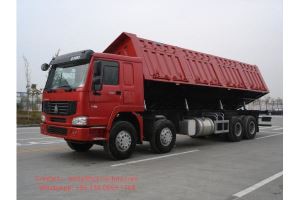 Enkel användning Sinotruck HOWO 8 * 4 Dumper